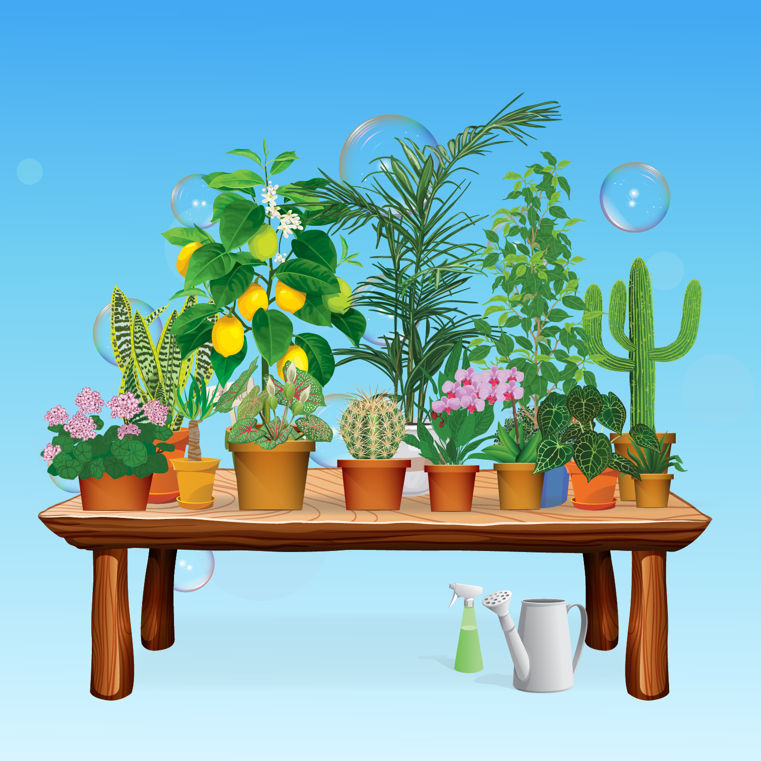 Biophilic design incorporating natural elements into a workspace