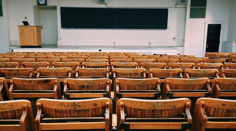 auditorium benches chairs class