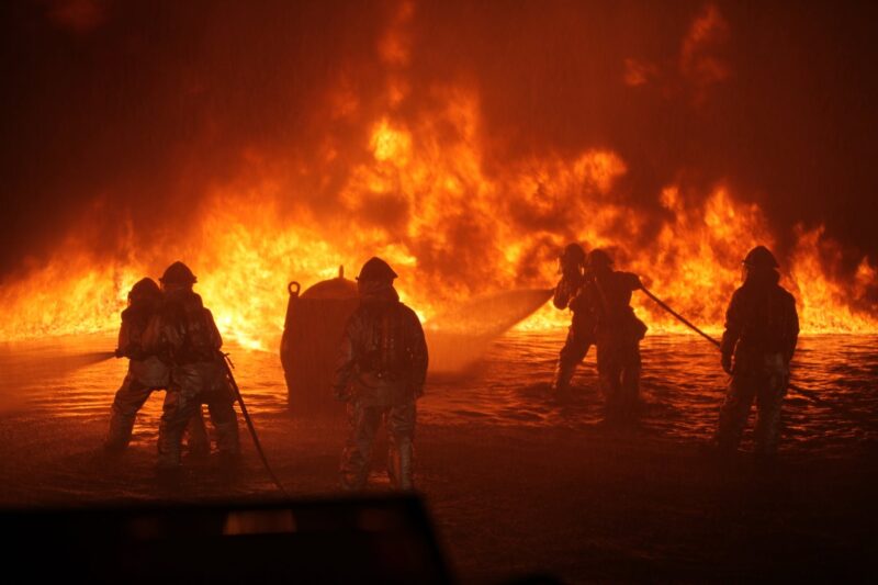 backlit breathing apparatus danger dangerous