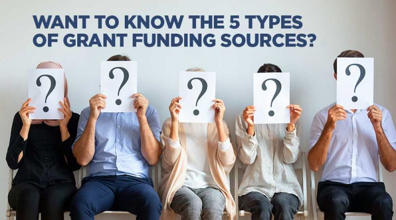 What-are-the-5-Types-of-Grant-Funding-Sources