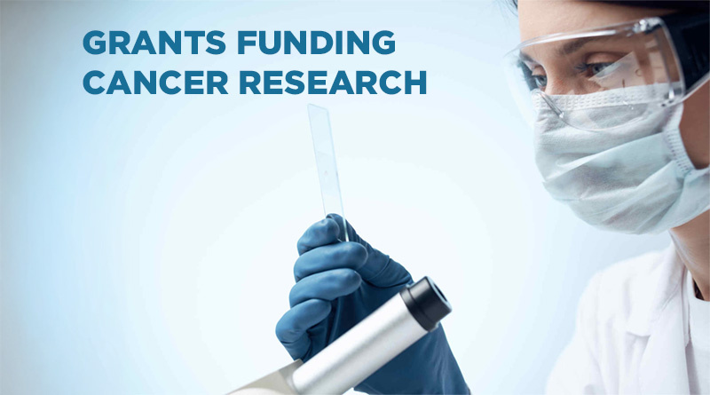 Scientist doing research because of cancer research grant funding.