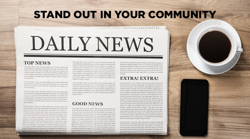 Daily Newspaper with a cup of coffee and a cell phone, ready to apply for grants.