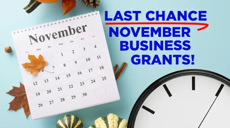 Last Chance Business Grants Every Entrepreneur Needs This Month