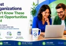 A promotional graphic for GrantWatch showing two people smiling while looking at a laptop. The text on the image says: “Most Organizations Don’t Know These Grant Opportunities Exist” Additional text promotes grant funding tools and says: “Thousands of grants.” “New opportunities added daily.” “Find the funding your mission deserves.” It also highlights features such as: Finding more grant opportunities Getting personalized grant alerts Tracking deadlines and staying organized At the bottom, the graphic lists stats including: 11,198 active grants $1.92 trillion in funding tracked 350,669 funder profiles The branding/logo for GrantWatch appears in the lower-right corner.
